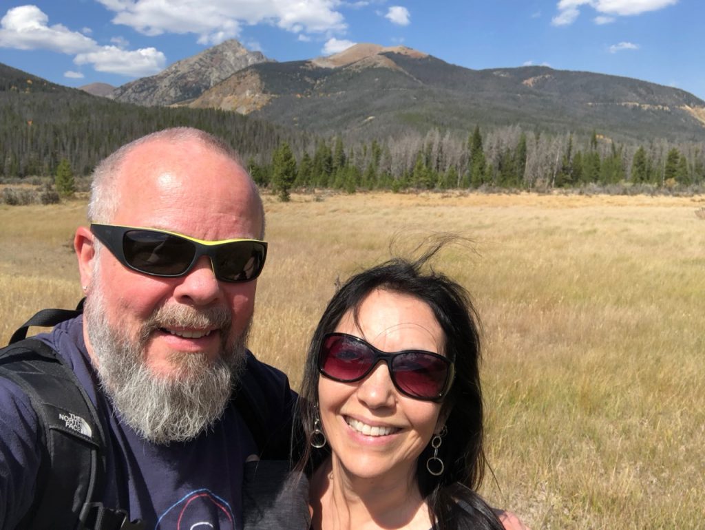mountain selfie