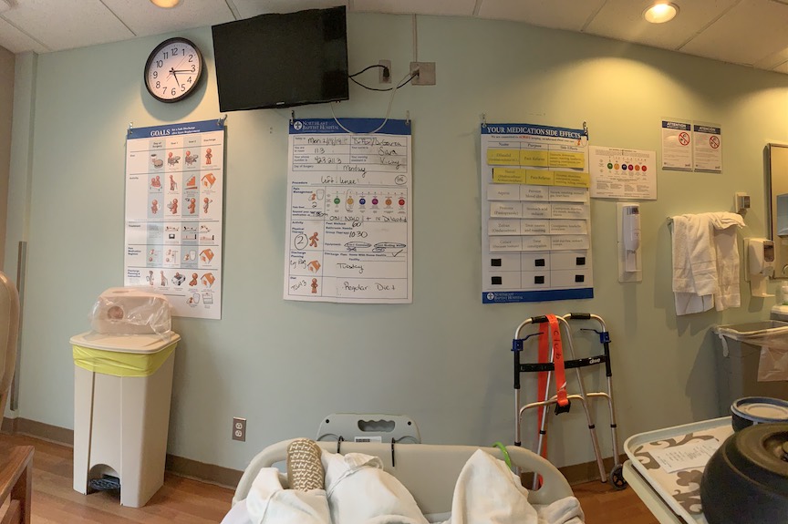 Hospital wall charts
